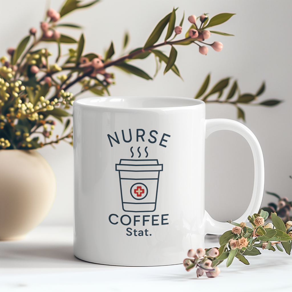 Coffee IV Bag For Nurses Please Coffee Mug | Funny Nurse Gift | Ceramic Mug