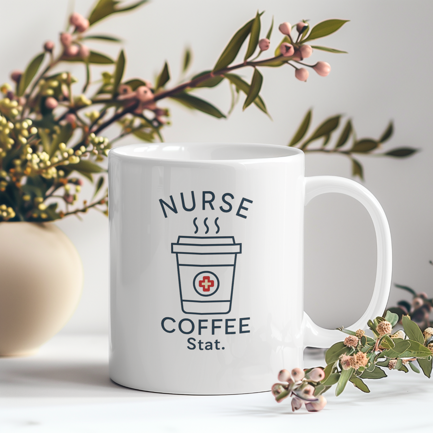 Coffee IV Bag For Nurses Please Coffee Mug | Funny Nurse Gift | Ceramic Mug