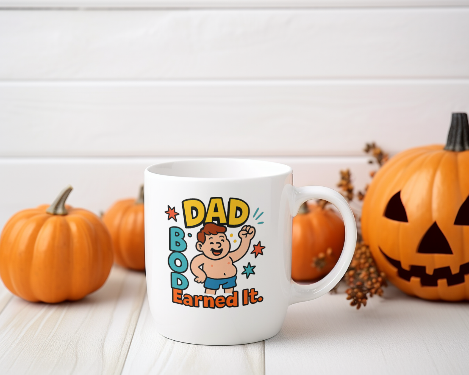 Proud Owner Of A Dad Bod Coffee Mug | Funny Father Gift | Ceramic Mug