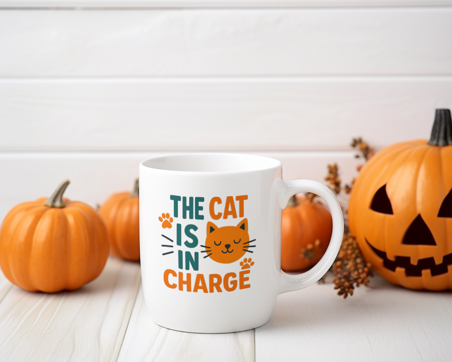 Cat Says No To Mondays Coffee Mug | Funny Cat Lover Gift | Ceramic Mug