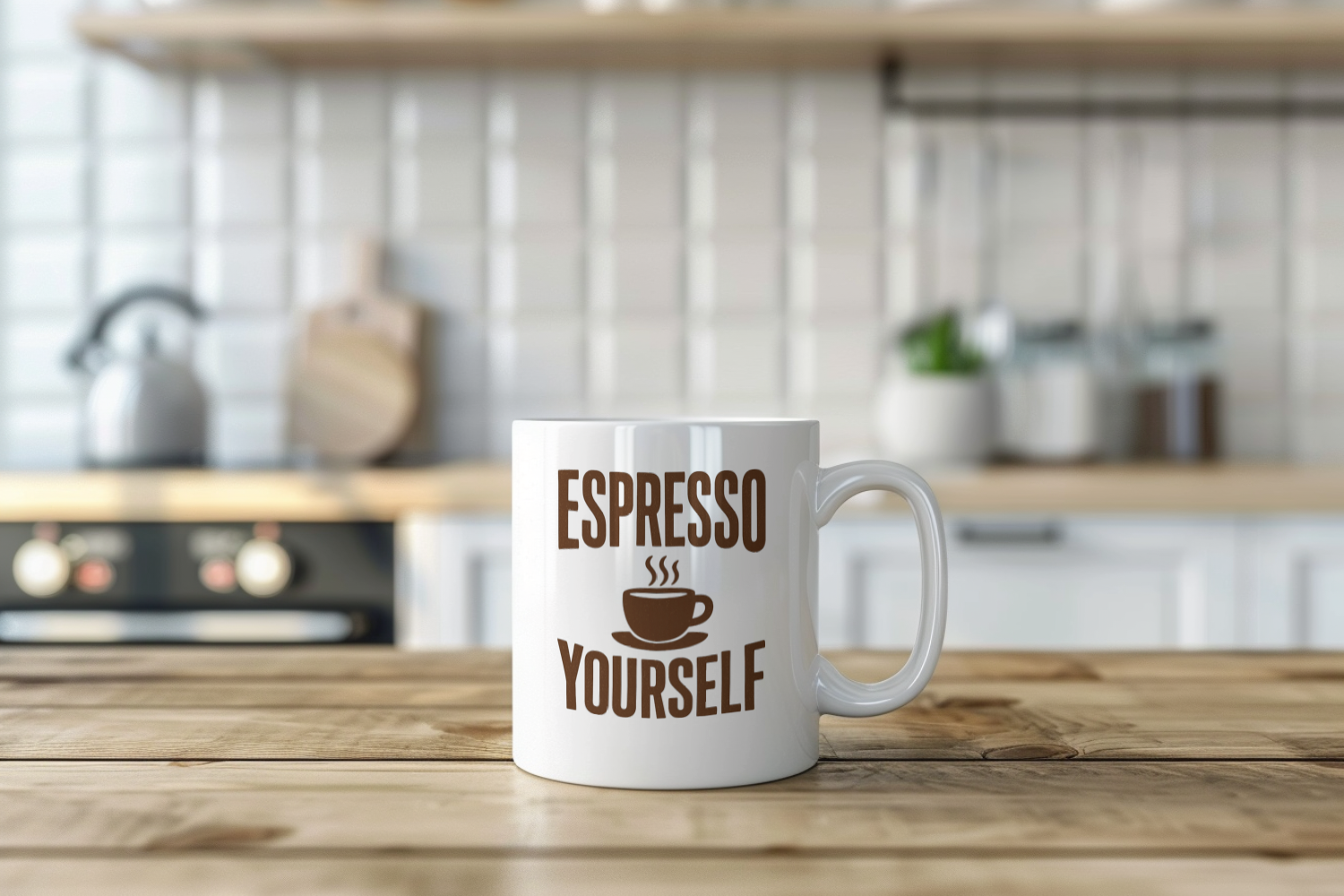 Espresso Yourself Every Single Morning Coffee Mug | Unique Gift | Ceramic Mug