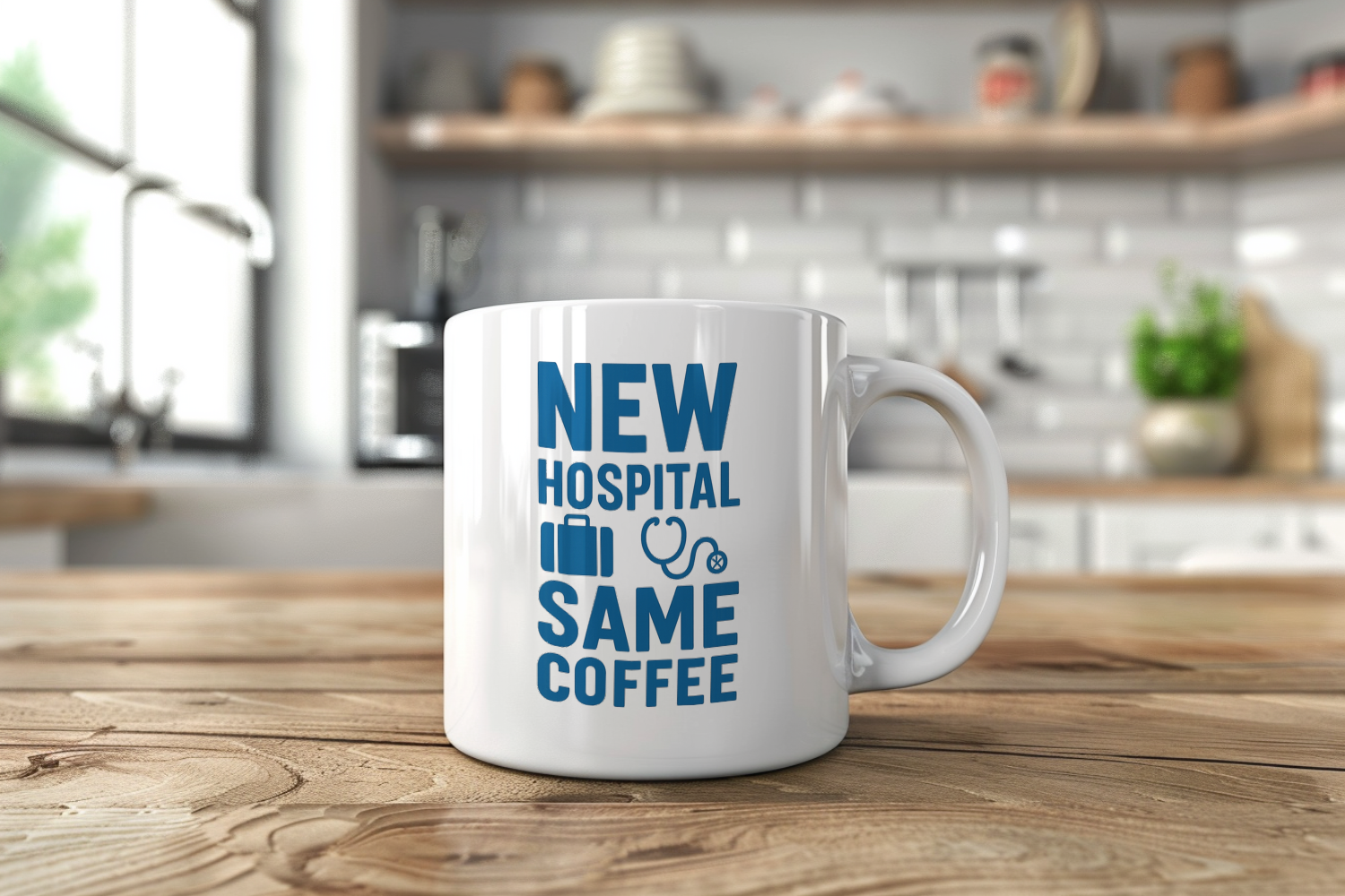Travel Nurse New Hospital Same Coffee Coffee Mug | Nurse Gift | Ceramic Mug
