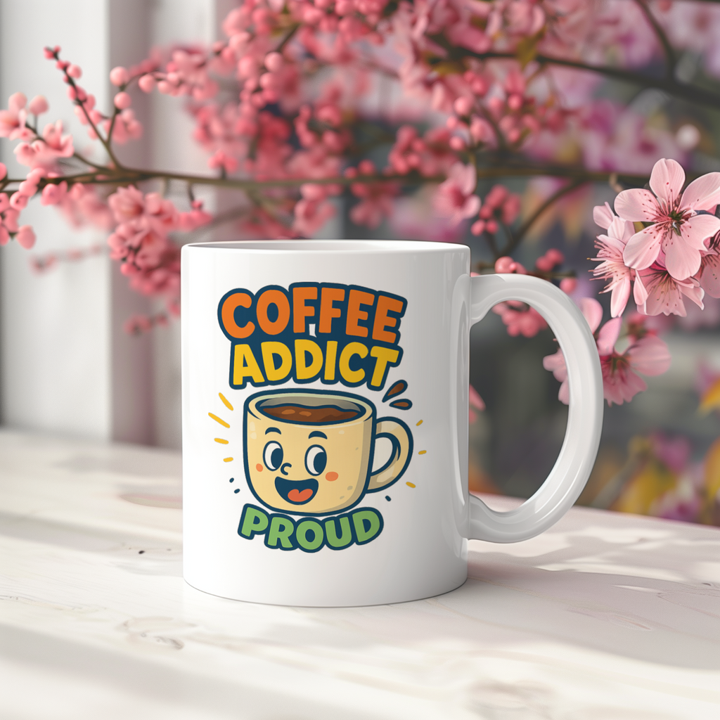 Certified Coffee Addict No Regrets Coffee Mug | Coffee Lover Gift | Ceramic Mug