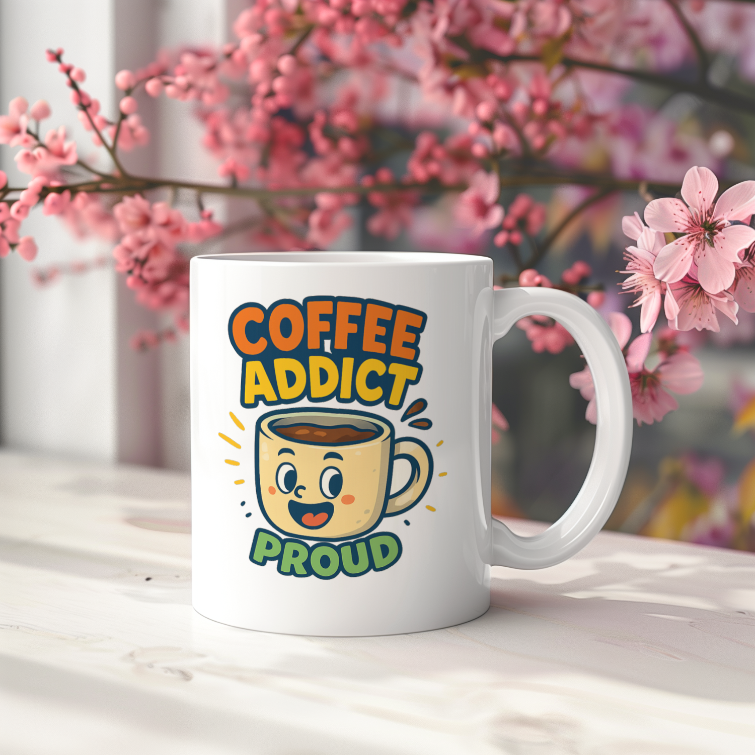 Certified Coffee Addict No Regrets Coffee Mug | Coffee Lover Gift | Ceramic Mug