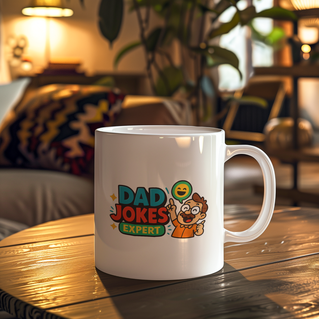 Dad Jokes Loading Please Wait Coffee Mug | Funny Dad Gift | Ceramic Mug