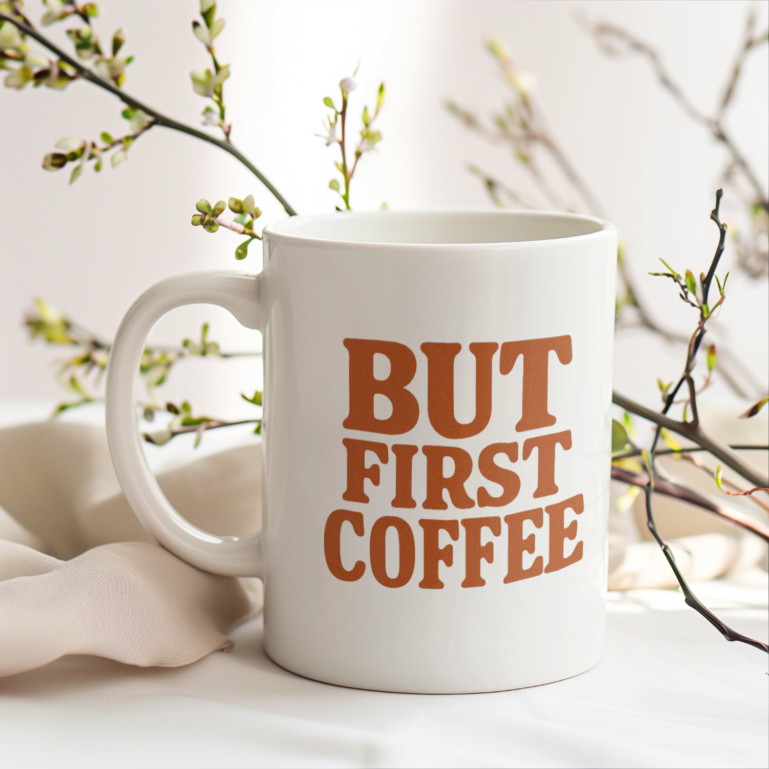 But First Coffee Then The World Coffee Mug | Coffee Lover Gift | Ceramic Mug