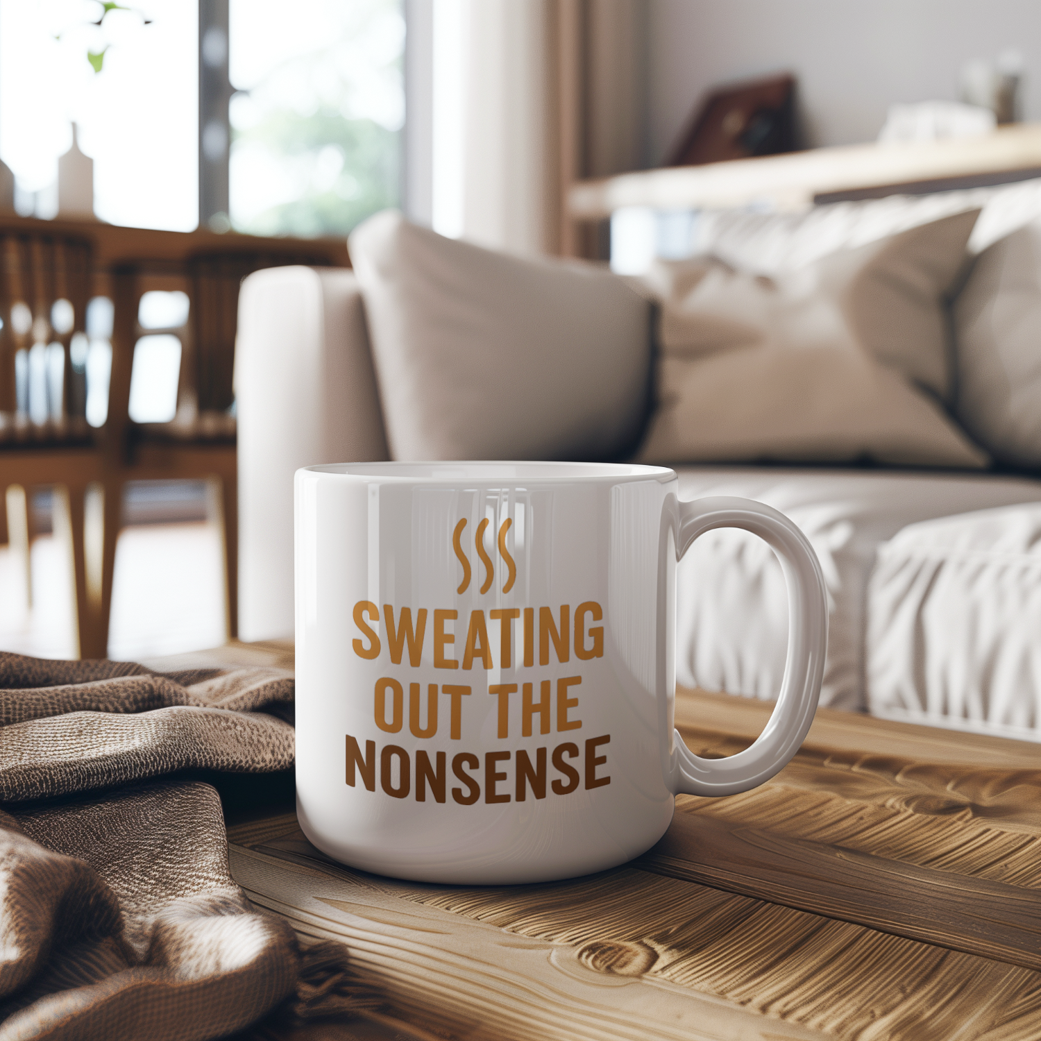 Sauna Regular Sweating Out The Nonsense Coffee Mug | Unique Gift | Ceramic Mug