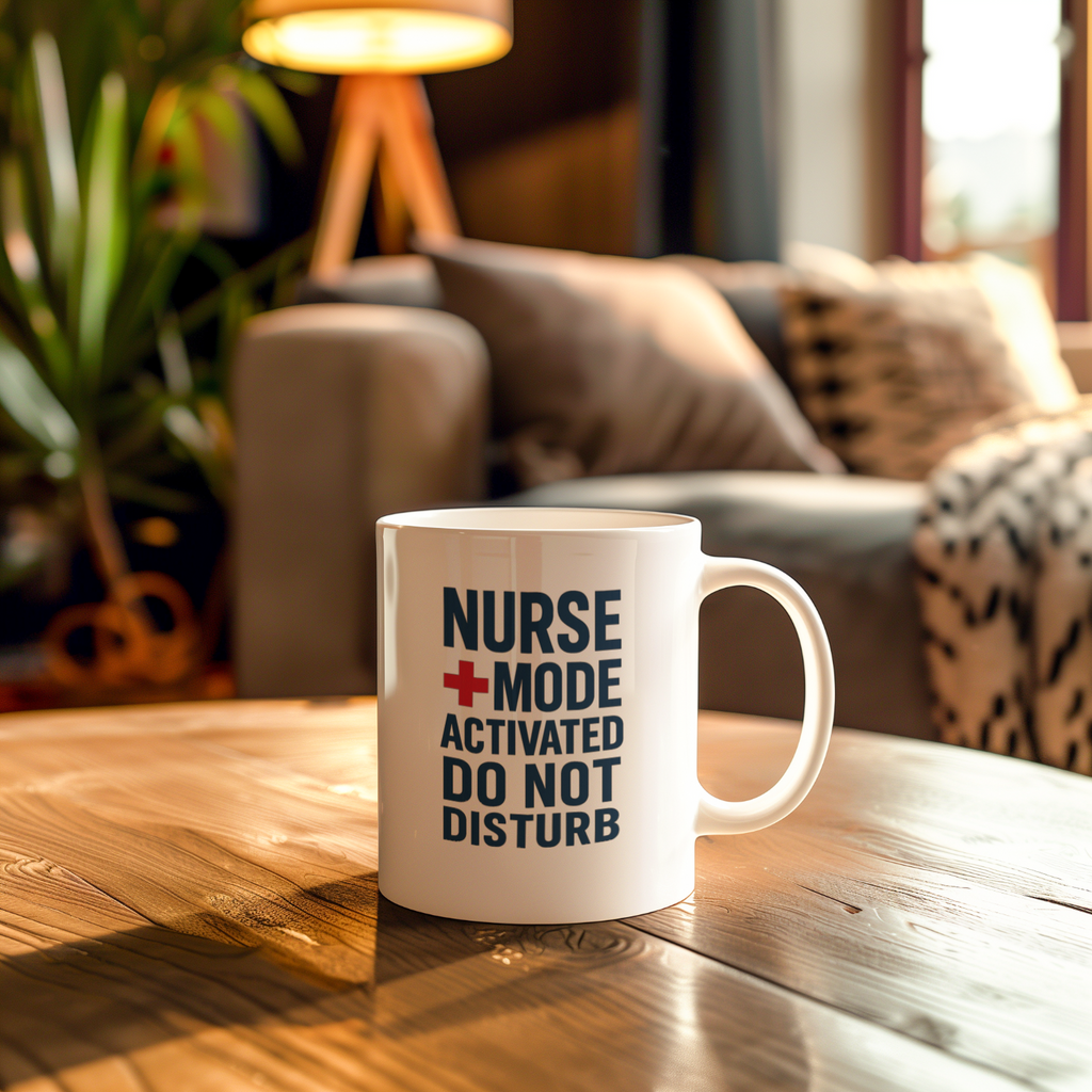 Nurse Mode Activated Do Not Disturb Coffee Mug | Nurse Gift | Ceramic Mug
