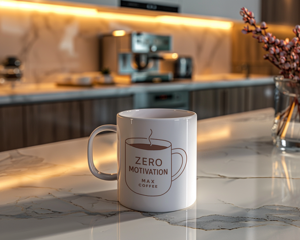 Zero Motivation Loading Indefinitely Coffee Mug | Funny Gift | Ceramic Mug