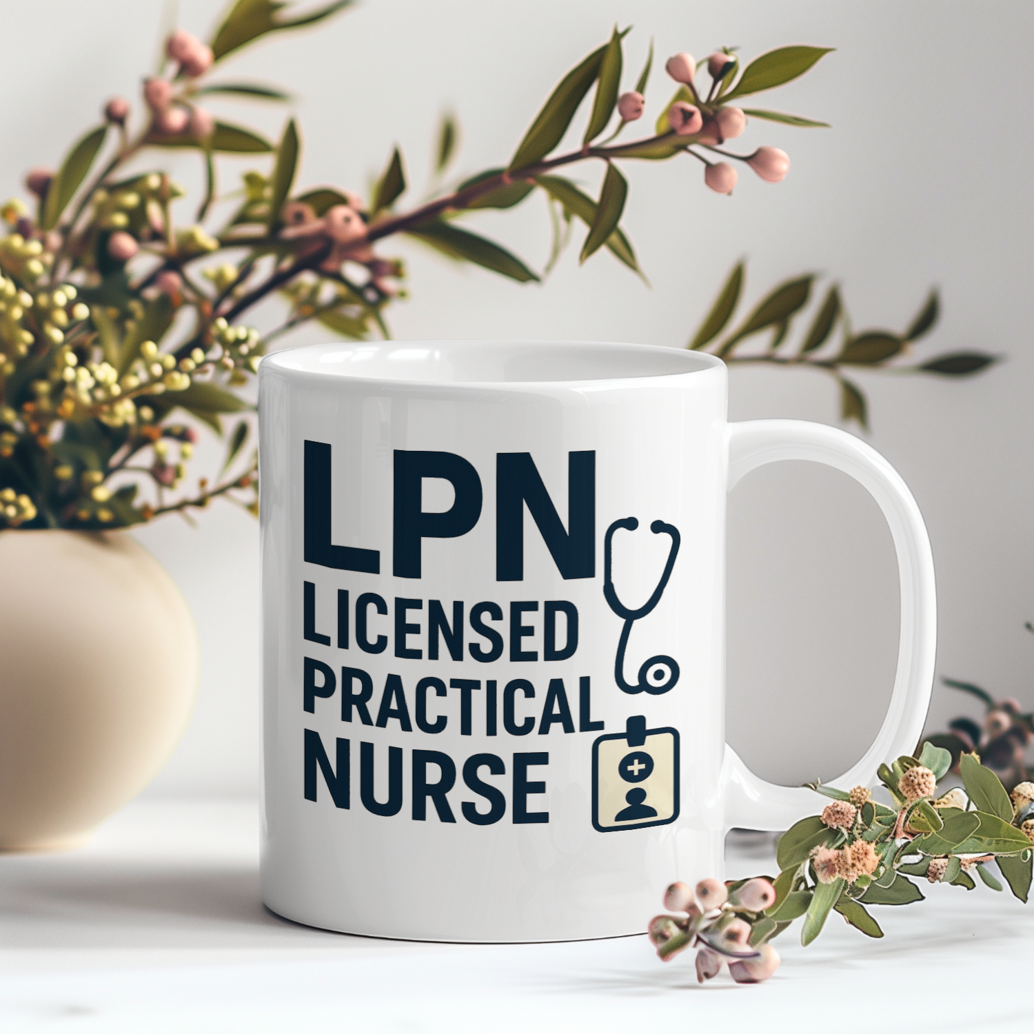 Licensed Practical Nurse LPN We Do The Work Coffee Mug | Nurse Gift | Ceramic Mug