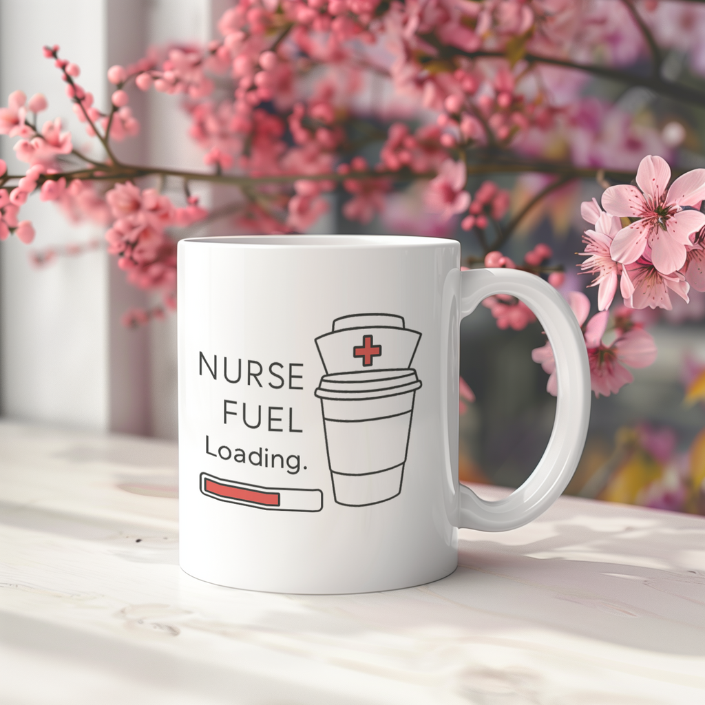 This Is Nurse Fuel Coffee Mug | Funny Nurse Coffee Humor | Ceramic Mug