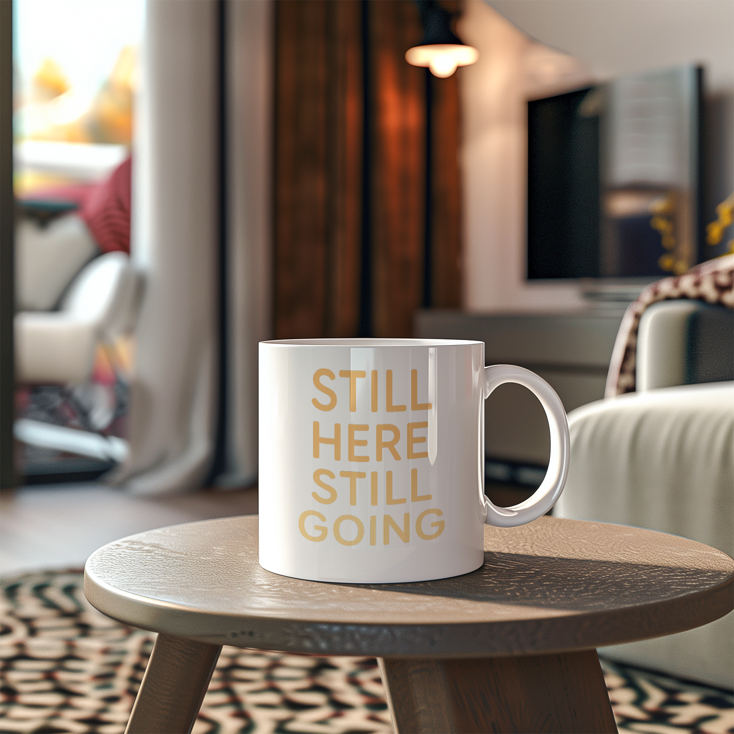 Grief Warrior Still Here Still Breathing Still Going Coffee Mug | Unique Gift | Ceramic Mug