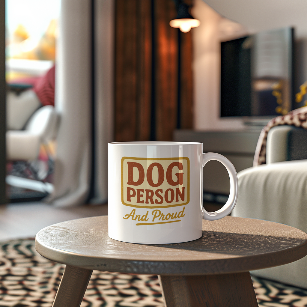 100 Percent Dog Person Do Not Adjust Coffee Mug | Funny Dog Gift | Ceramic Mug