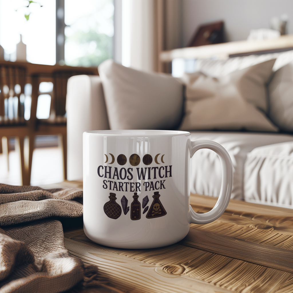 Chaos Witch Starter Pack Coffee Mug | Unique Gift | Ceramic Mug