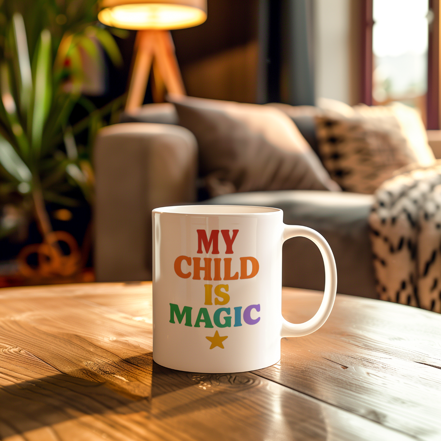 Autism Mom My Child Is Magic Coffee Mug | Gift for Mom | Ceramic Mug