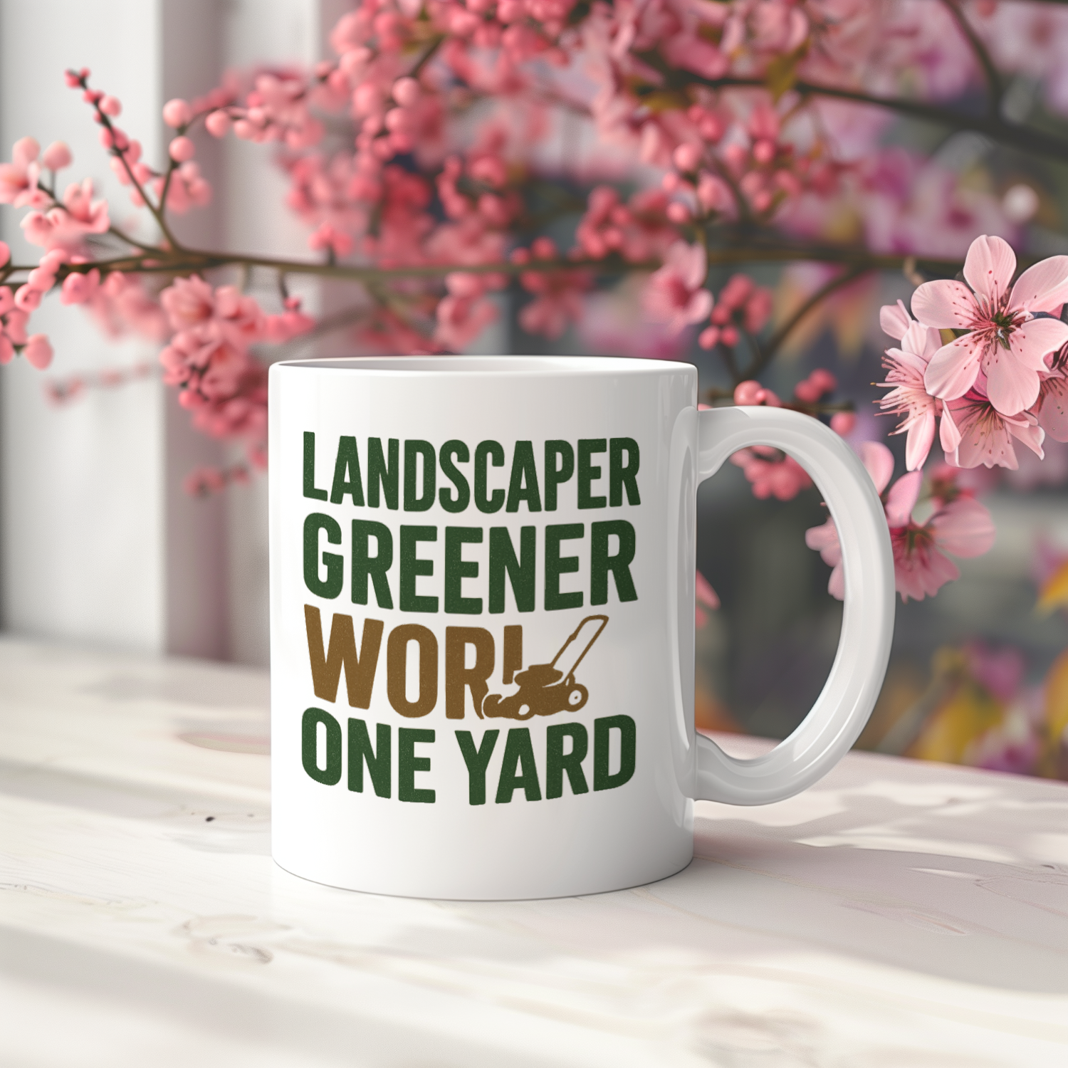 Landscaper Making The World Greener One Yard At A Time Coffee Mug | Unique Gift | Ceramic Mug