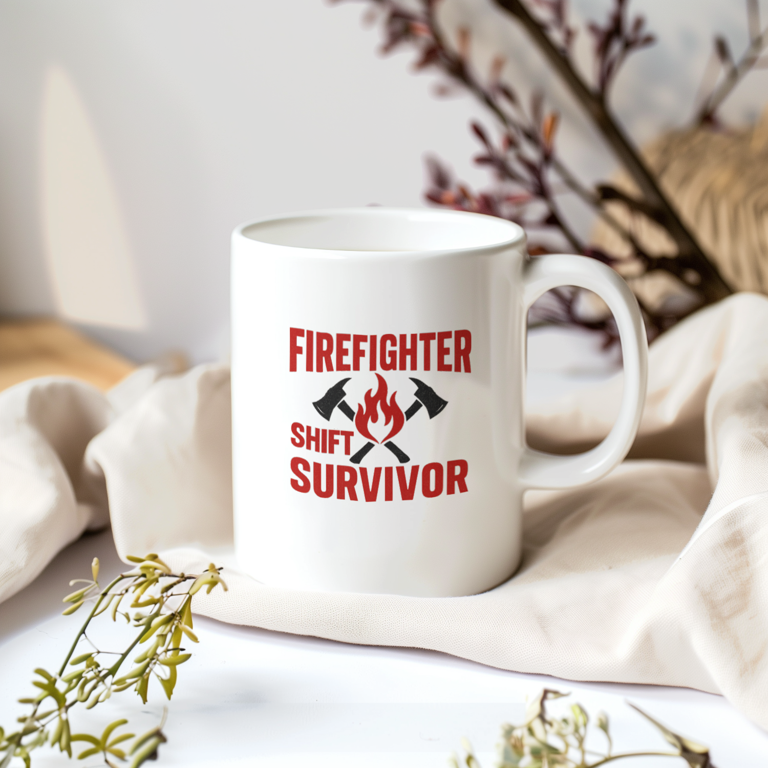 Firefighter Shift Survivor Coffee Mug | Unique Gift | Ceramic Mug