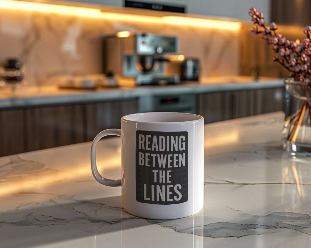 Radiologist Reading Between The Lines Coffee Mug | Unique Gift | Ceramic Mug