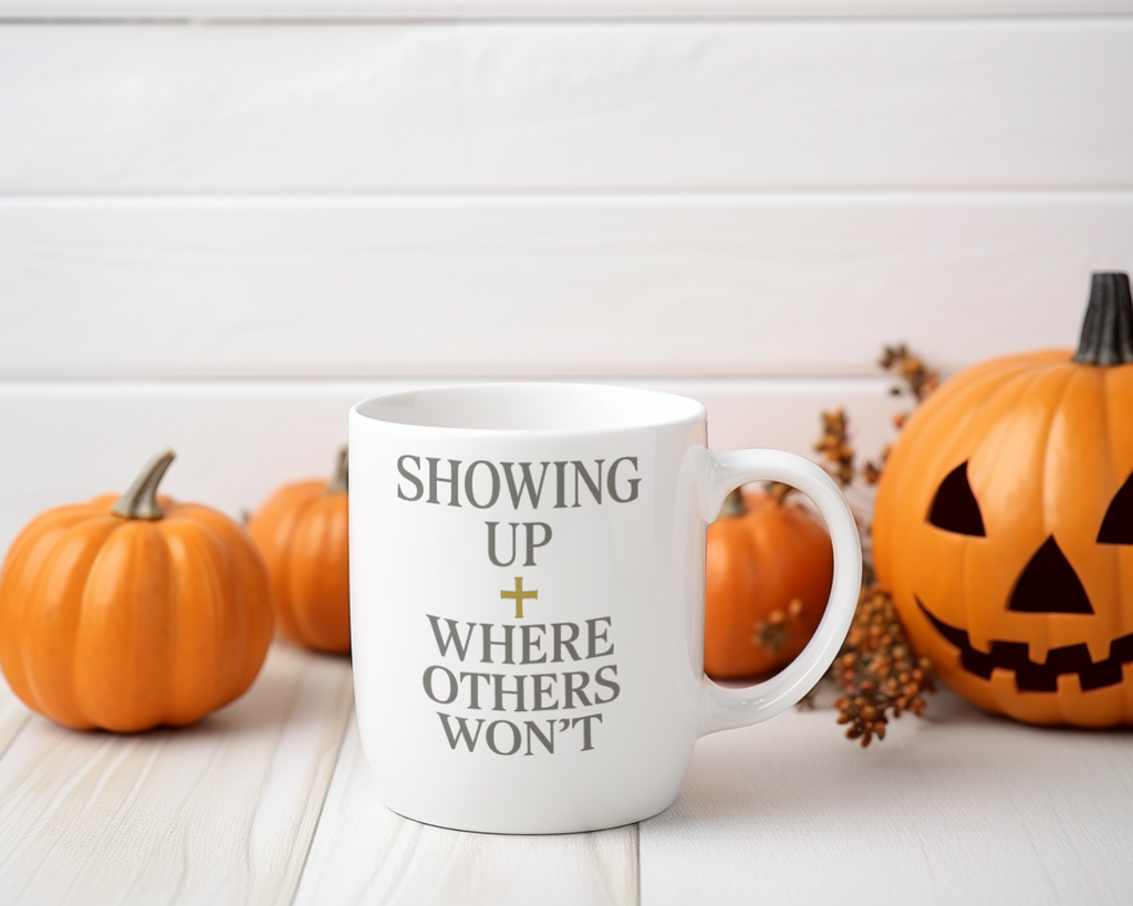 Prison Chaplain Showing Up Where Others Won't Coffee Mug | Unique Gift | Ceramic Mug
