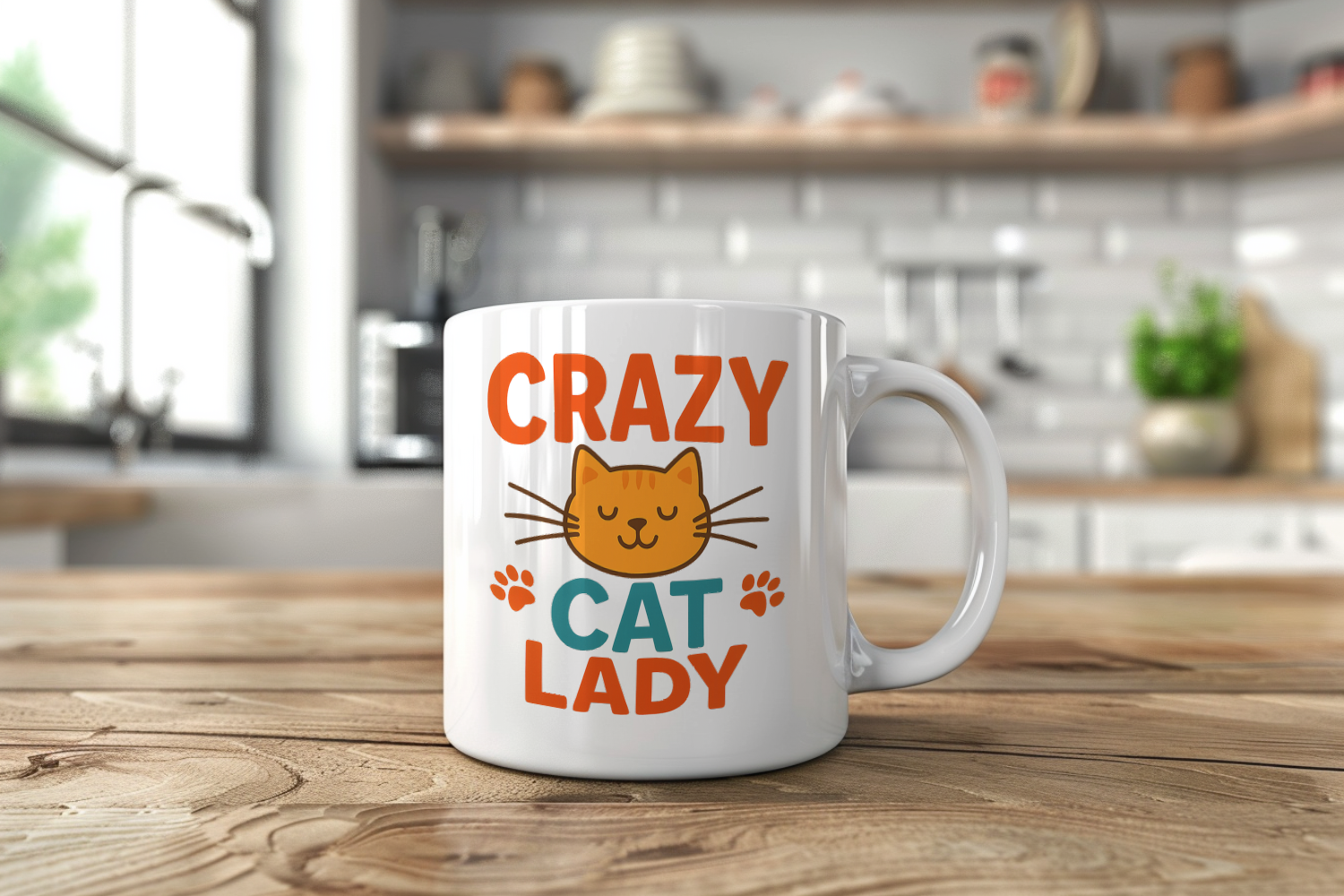 Official Crazy Cat Lady Card Carrying Member Coffee Mug | Cat Humor | Ceramic Mug