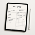 Pet Care Planner | Minimalist | Digital PDF 2026 preview
