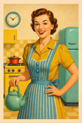 Retro kitchen advertisement | Printable Wall Art | Instant Download