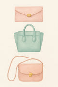Watercolor handbag collection — clutch | Printable Wall Art | Instant Download