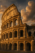 Rome's Colosseum at golden hour | Printable Wall Art | Instant Download
