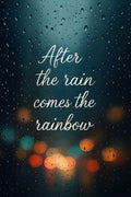 Rain on window with city lights behind | Printable Wall Art | Instant Download