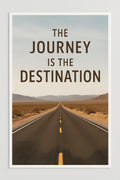 Desert road stretching to horizon | Printable Wall Art | Instant Download