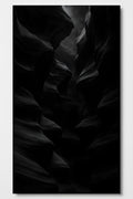 Dramatic monochrome canyon photography | Printable Wall Art | Instant Download