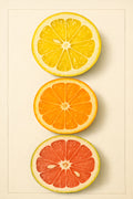Botanical cross-section illustrations of citrus fruits — ... | Printable Wall Art | Instant Download