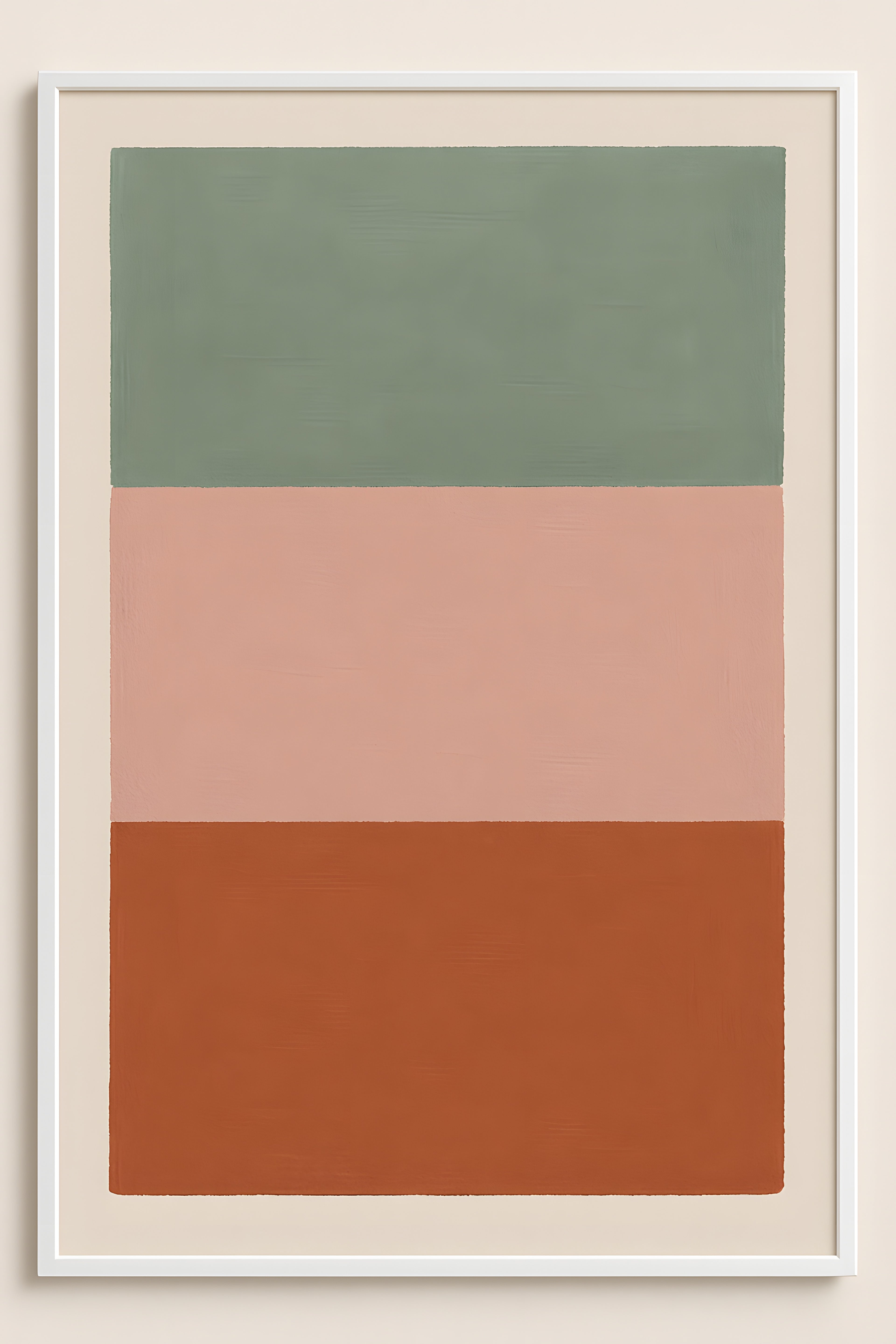 Minimalist abstract composition with large color blocks i... | Printable Wall Art | Instant Download