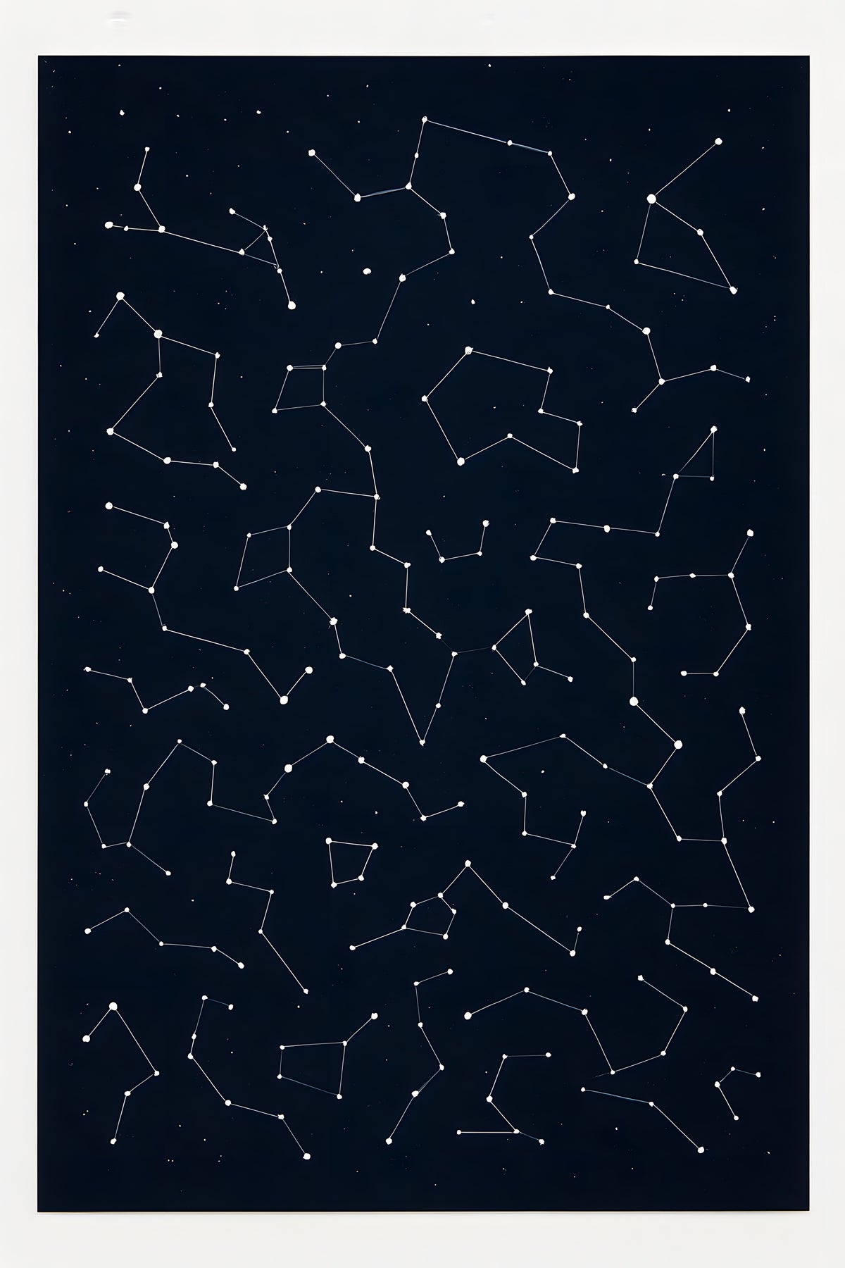 Constilation Pattern Star map of actual night sky constellation pattern | Printable Wall Ar ...
