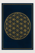 Sacred geometry flower of life pattern in shimmering gold... | Printable Wall Art | Instant Download
