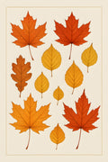 Autumn leaves collection — maple | Printable Wall Art | Instant Download