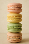 Artistic photograph of stacked colorful macarons | Printable Wall Art | Instant Download