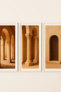 Gallery set of three architectural photographs: arches | Printable Wall Art | Instant Download