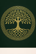 Tree of life with roots and branches forming circle | Printable Wall Art | Instant Download
