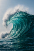 Crashing wave frozen in motion | Printable Wall Art | Instant Download