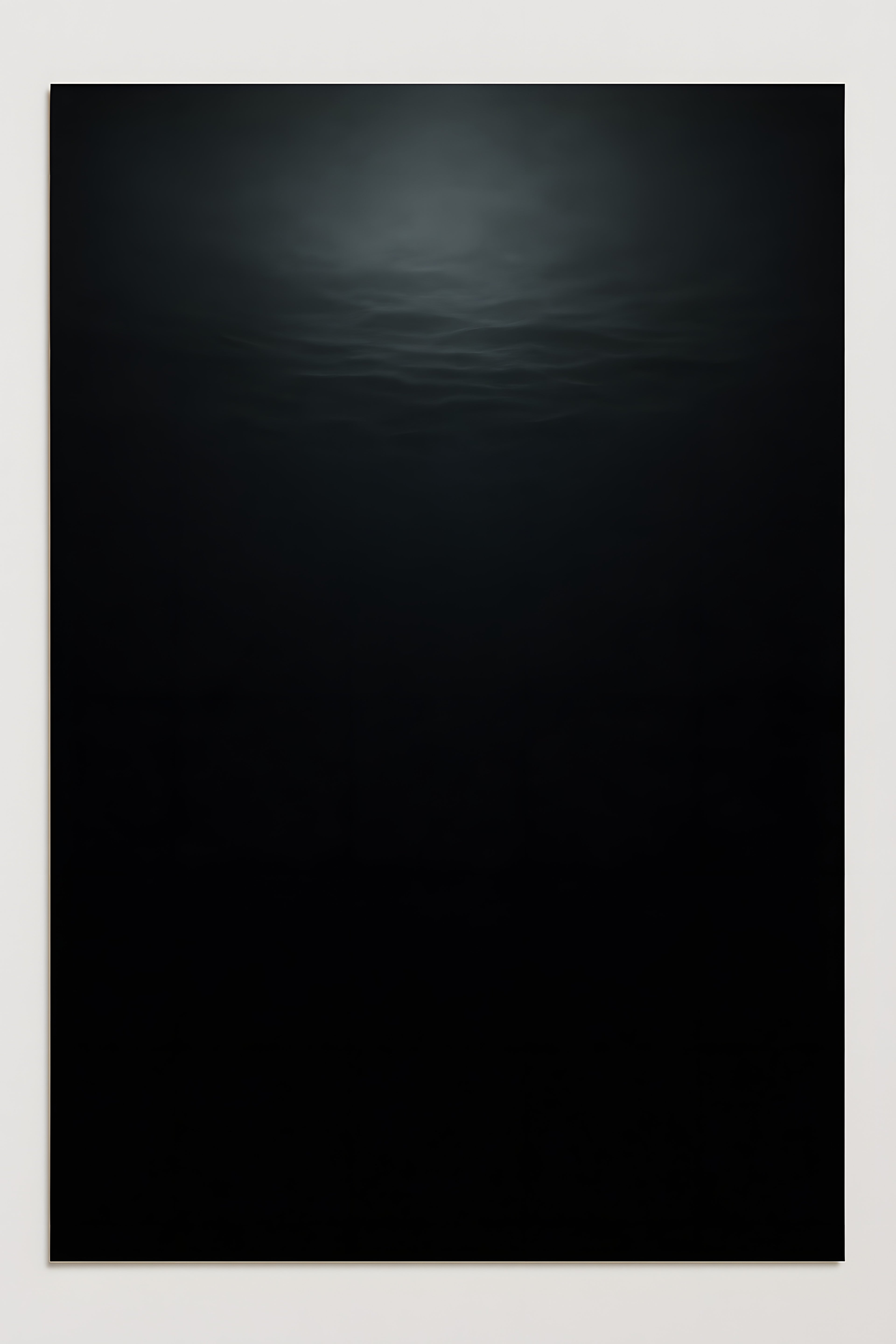 Deep dark ocean abyss with faint light above | Printable Wall Art | Instant Download