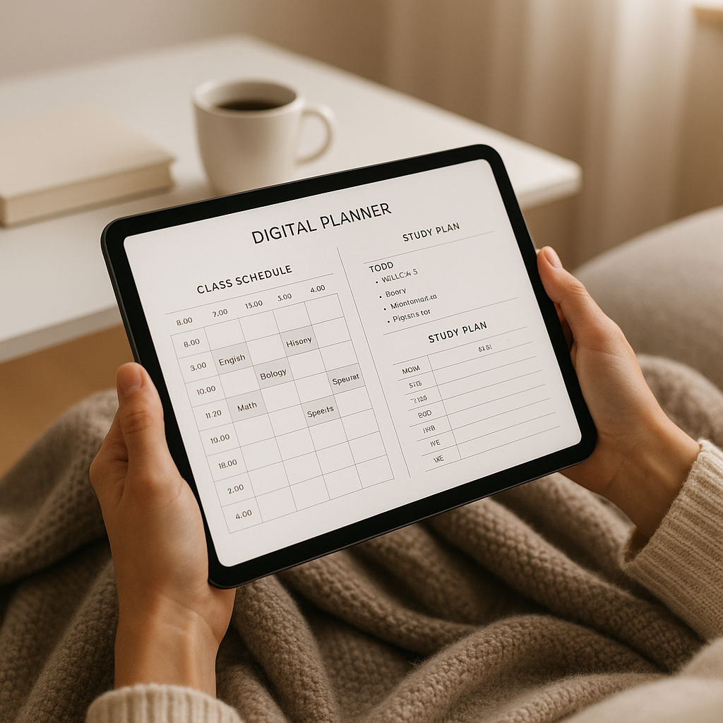 Student Planner | Minimalist | Digital PDF 2026 preview