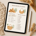 Travel Planner | Boho | Digital PDF 2026 preview