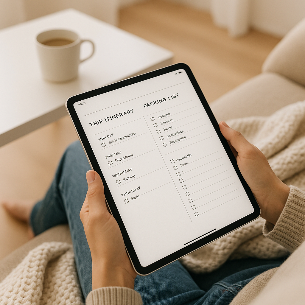 Travel Planner | Minimalist | Digital PDF 2026 preview