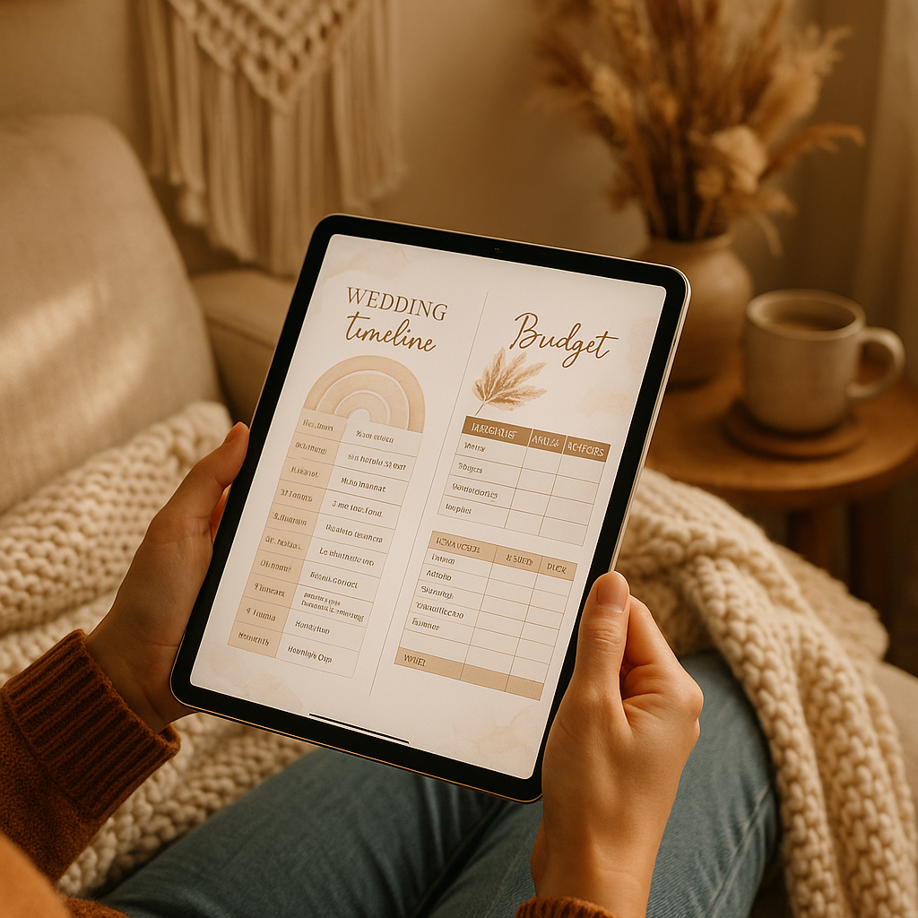 Wedding Planner | Boho | Digital PDF 2026 preview