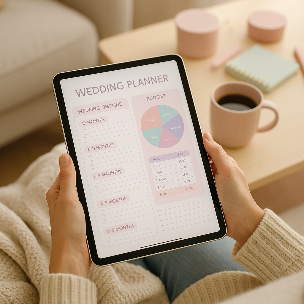 Wedding Planner | Pastel | Digital PDF 2026 preview