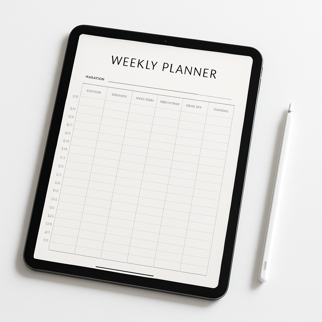Weekly Planner | Minimalist | Digital PDF 2026 preview